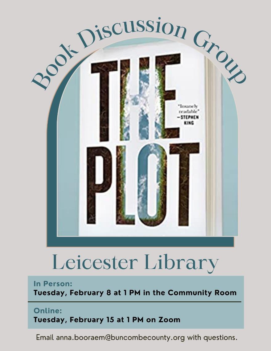 Leicester Library Book Discussion Group - ONLINE DISCUSSION