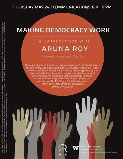 A Conversation with Aruna Roy: Making Democracy Work