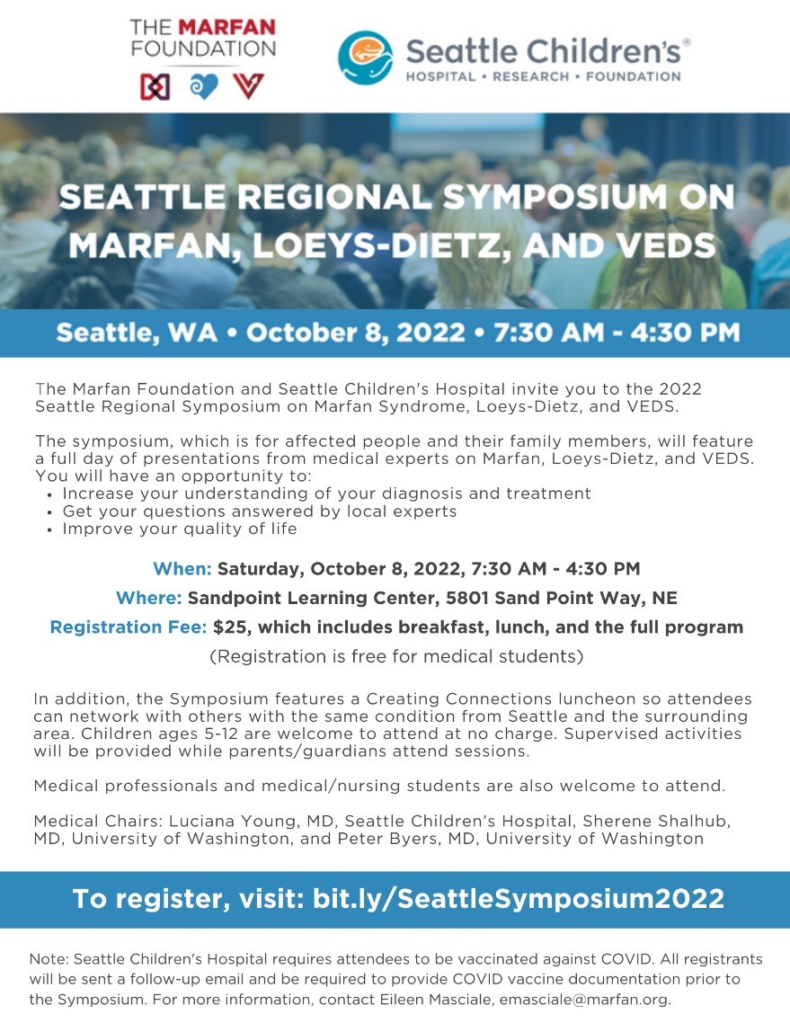 Regional Symposium on Marfan, Loeys-Dietz, & VEDS