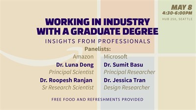 Working in Industry with A Graduate Degree - Insights from Professionals