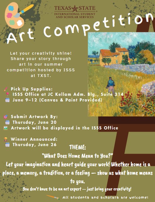 Art Competition: What Does Home Meant to You?