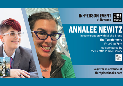 Annalee Newitz with Misha Stone — The Terraformers Annalee Newitz with Misha Stone — The Terraformers