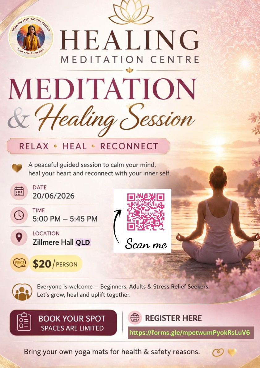 Guided healing meditation session
