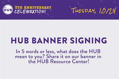 HUB 5th Anniversary: HUB Banner Signing