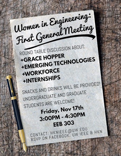 Women in Engineering - First General Meeting