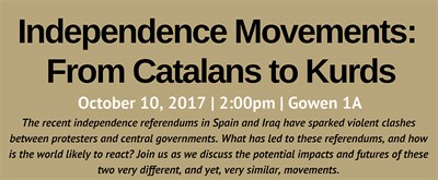 TALK | Independence Movements: From Catalans to Kurds