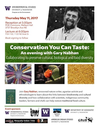 Conservation You Can Taste: An Evening with Gary Nabhan