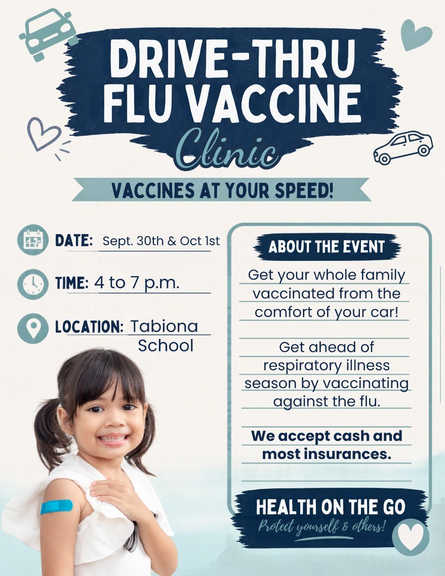 Tabiona Drive-Thru Flu Vaccine Clinic