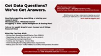 Research Data Drop-In Session