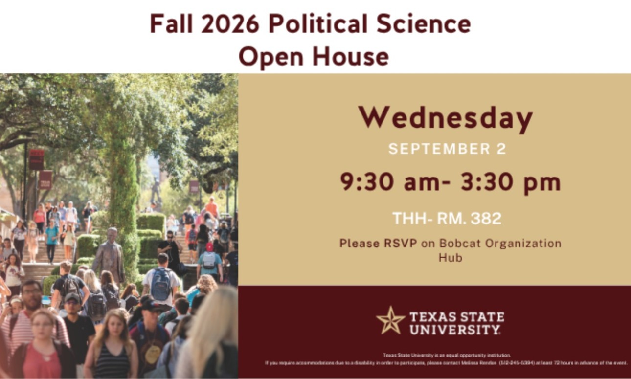 Fall 2026 Political Science Open House