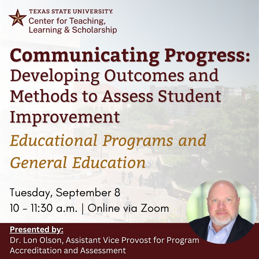 Communicating Progress: Developing Outcomes and Methods to Assess Student Improvement