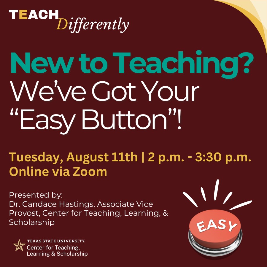 08/11/26 New to Teaching? We've Got Your "Easy Button"!