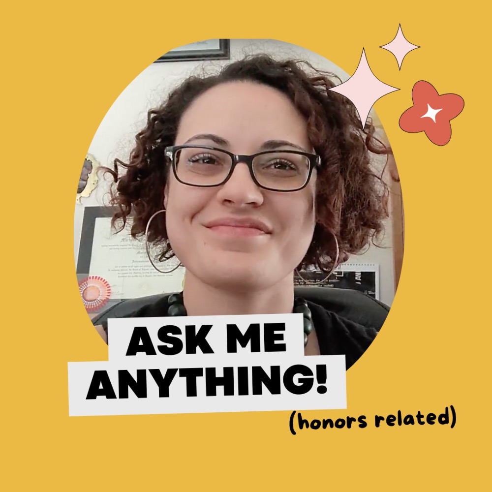 Pop-up Honors Advising with Michelle