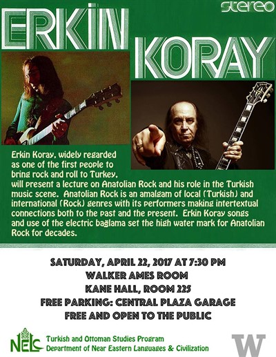 An Evening with Anatolian Rock Legend Erkin Koray - A Lecture