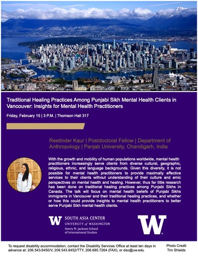 Traditional Healing Practices Among Punjabi Sikh Mental Health Clients in Vancouver: Insights for Mental Health Practitioners