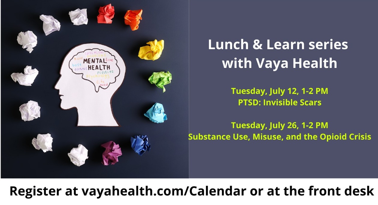 Lunch and Learn: PTSD Invisible Scars with Vaya Health