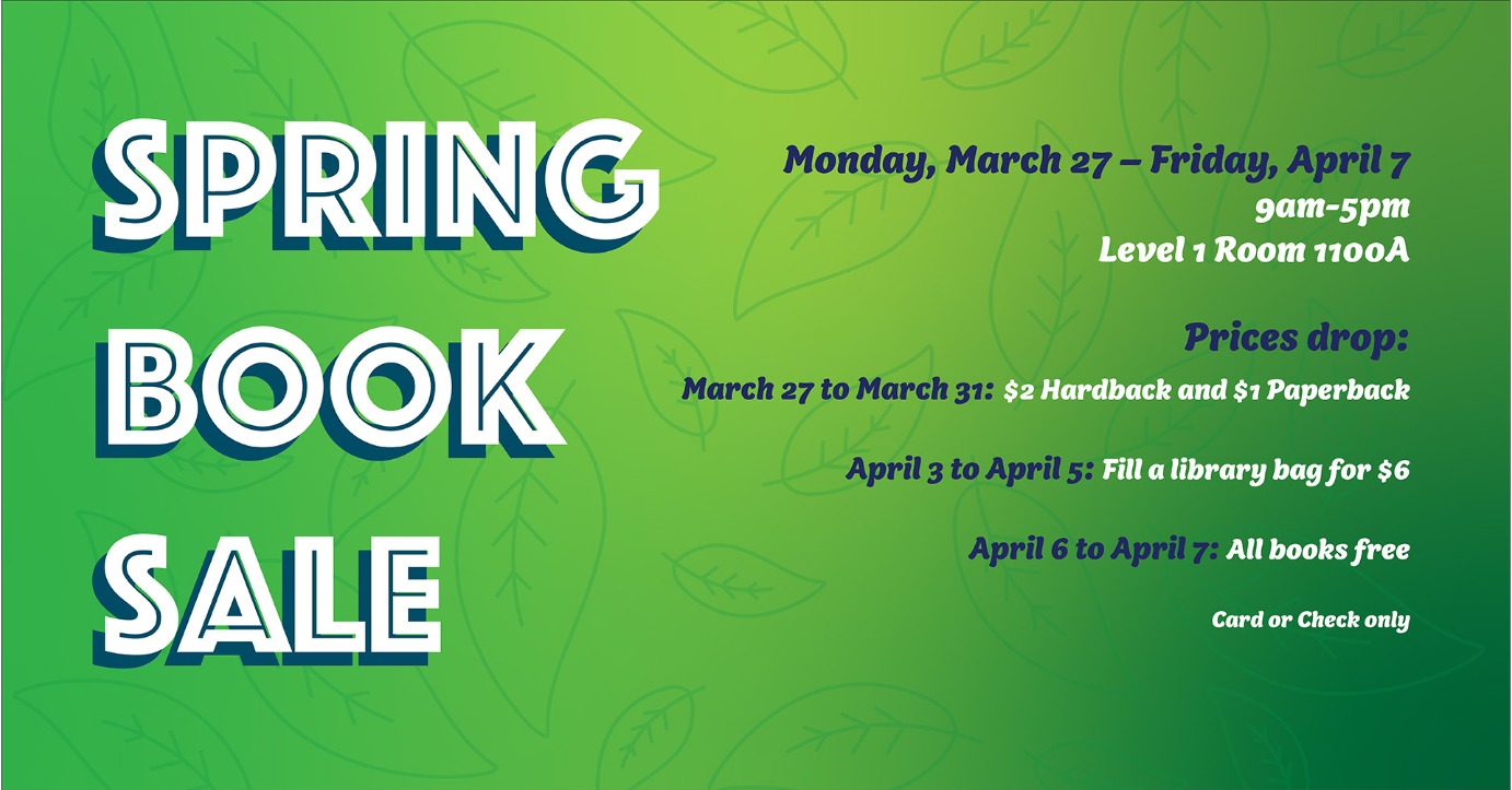 Spring Book Sale Spring Book Sale
