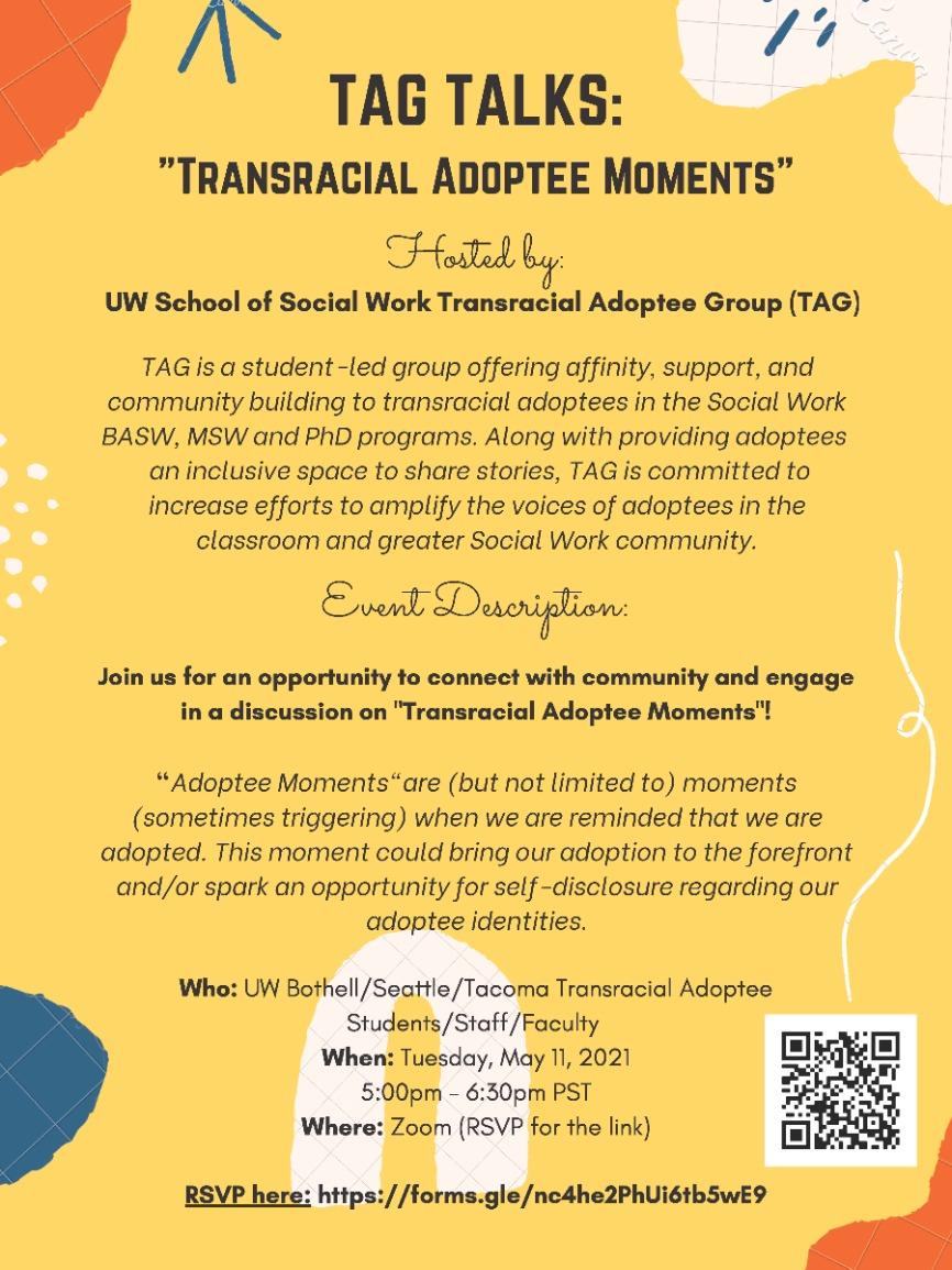 TAG TALKS: "Transracial Adoptee Moments"