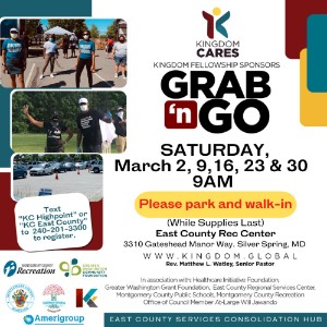 Grab 'N Go Food Distribution, Saturday, March 23, 2024, 9 - 11am - Calendar  - Montgomery County, MD