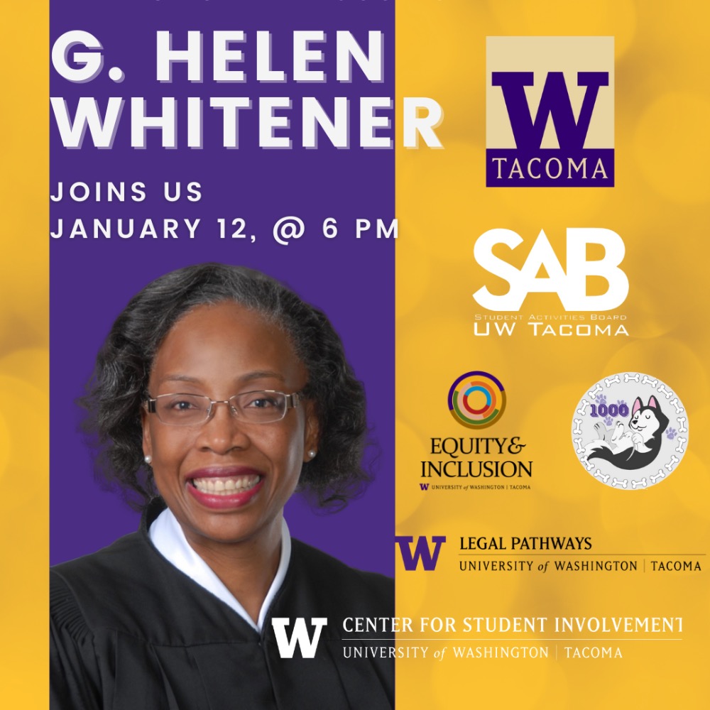 Tacoma Campus Calendar | Campus Calendar: Legal Pathways Event With Justice  Whitener