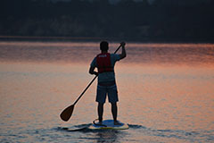 Sunset Stand Up Paddling Class - 01
