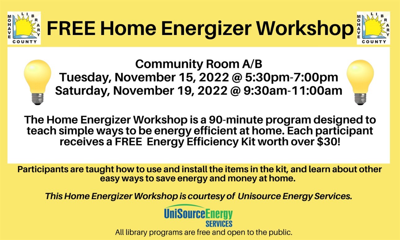 LHC - UES Home Energizer Workshop - Room A/B