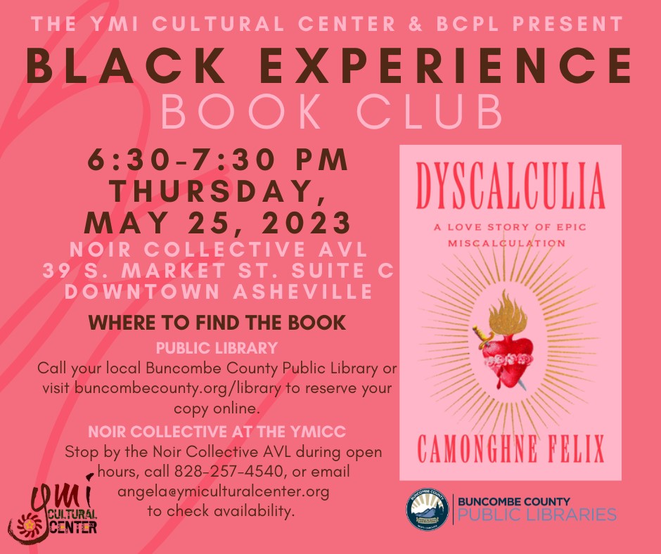 Black Experience Book Club, Thursday, May 25, 2023, 6:30 - 7:30pm -
