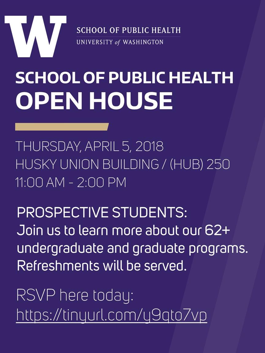 UW School of Public Health Open House