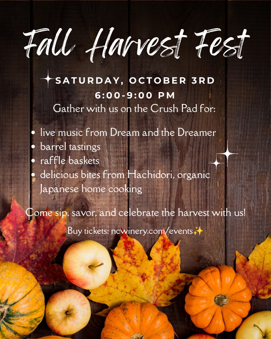 Nevada City Winery Fall Harvest Fest