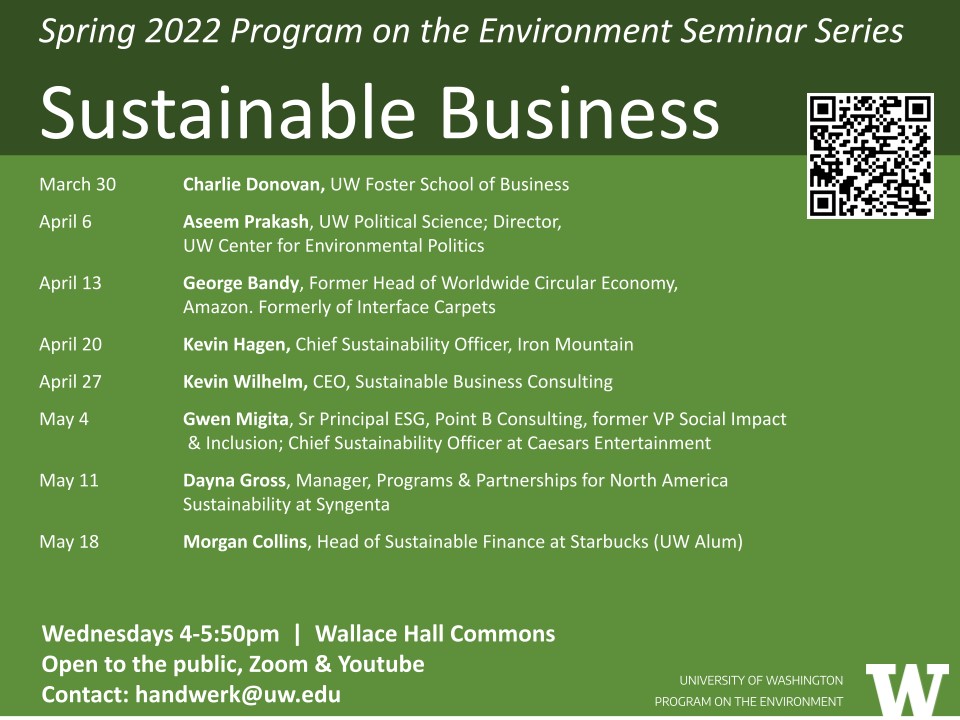 Sustainable Business seminar series