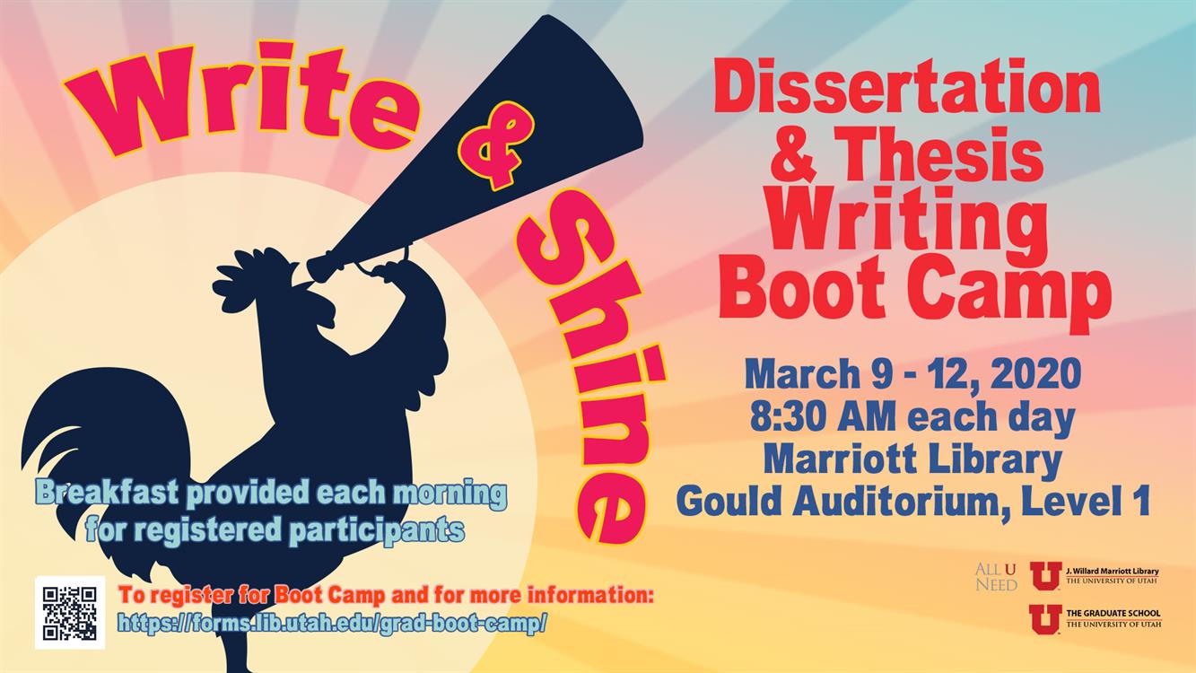 Dissertation & Thesis Writing Boot Camp Dissertation & Thesis Writing Boot Camp