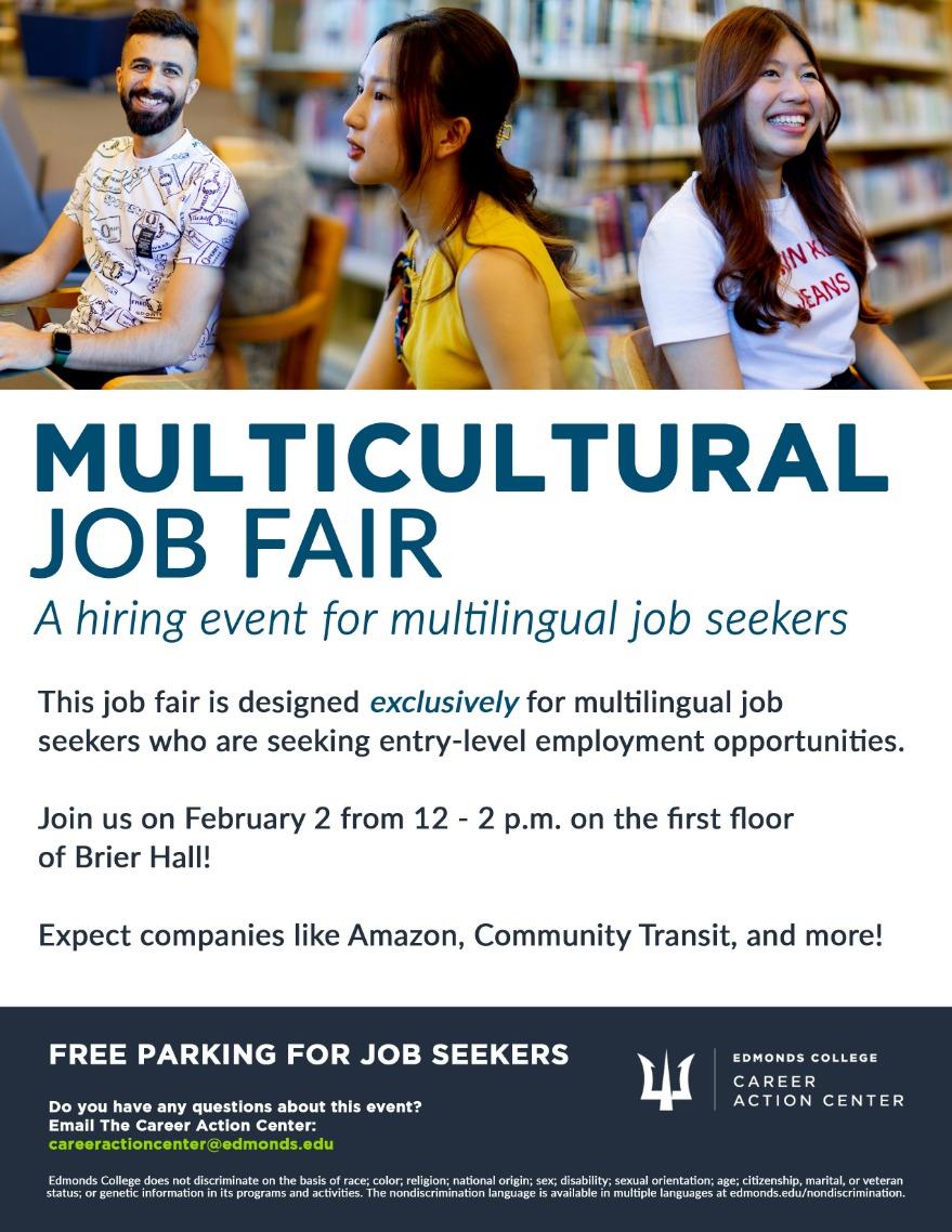 Multicultural Job Fair: A hiring event for multilingual job