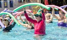 Aqua aerobics for women