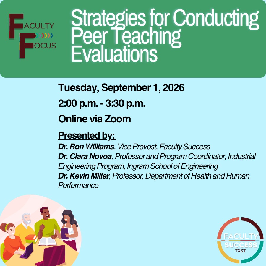 Faculty Focus - Strategies for Conducting Peer Teaching Evaluations