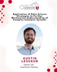 dissertation defense flyer for ph.d. candidate Austin Lesueur