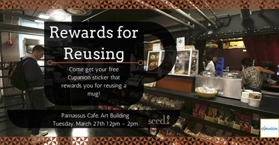 Rewards for Reusing! Free Cupanion Sticker Day 2
