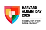 Harvard Alumni Day logo and slogan