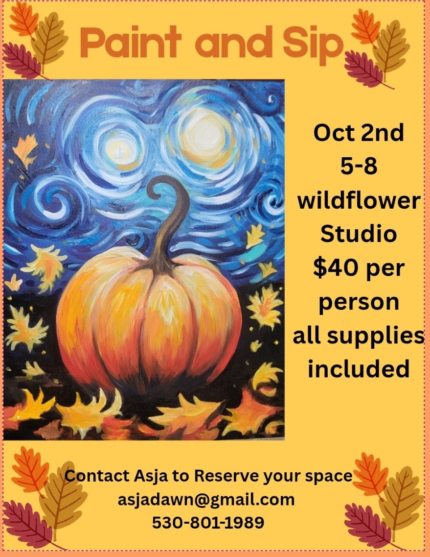 Pumpkin Paint-n-Sip