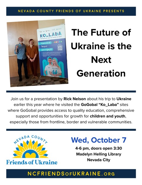 Nevada County Friends of Ukraine General Meeting