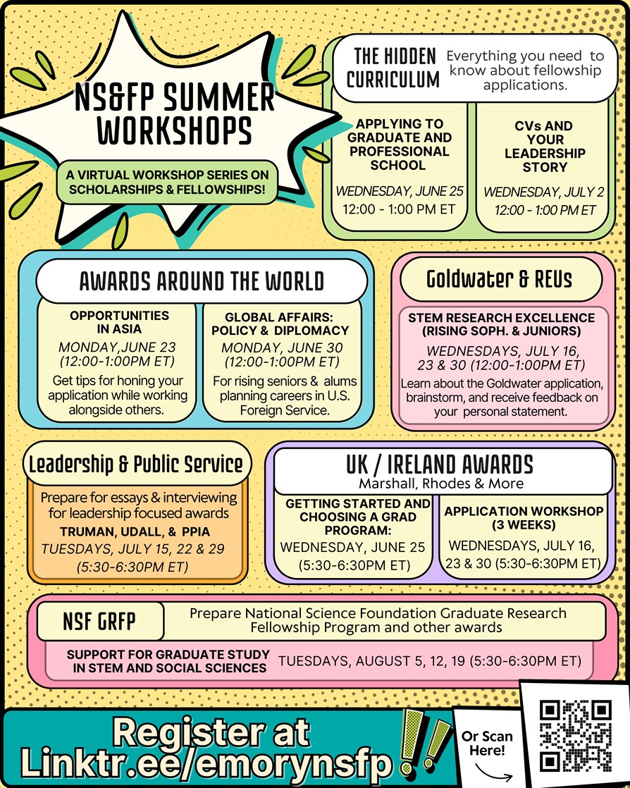 Support for grad study in STEM and Social Sciences (NSF GRFP)