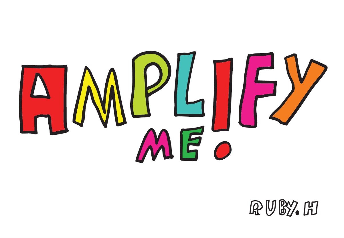 Outdoor Gallery exhibition 'AMPLIFY ME!' curated by Nicole Crosswell