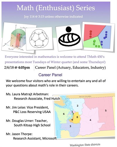 Math (Enthusiast) Series: Career Panel