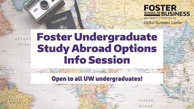 Info Session | Foster Undergraduate Study Abroad Options