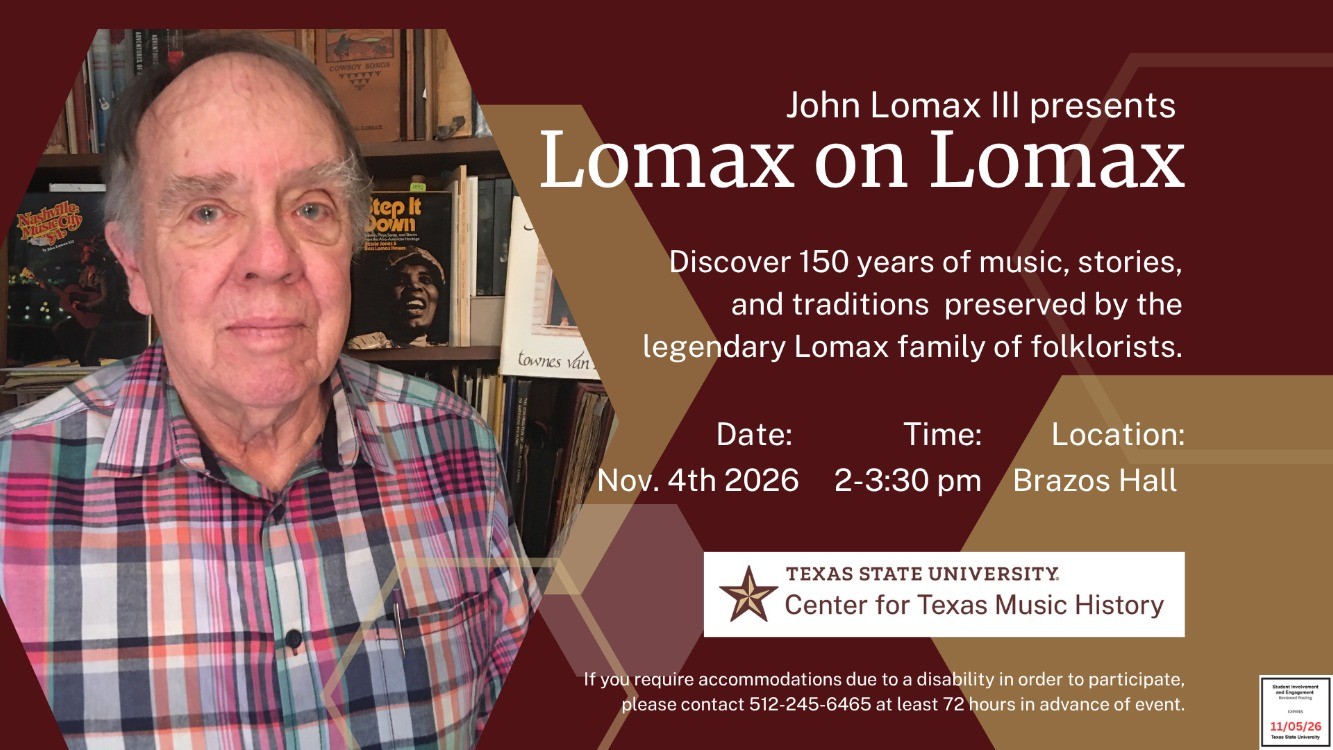 John Lomax III presents Lomax on Lomax