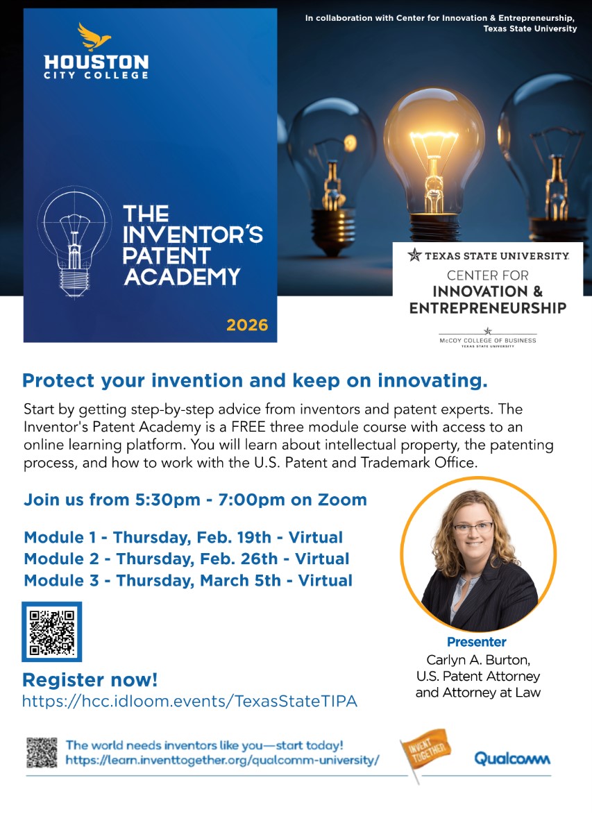 The Inventor's Patent Academy Certificate