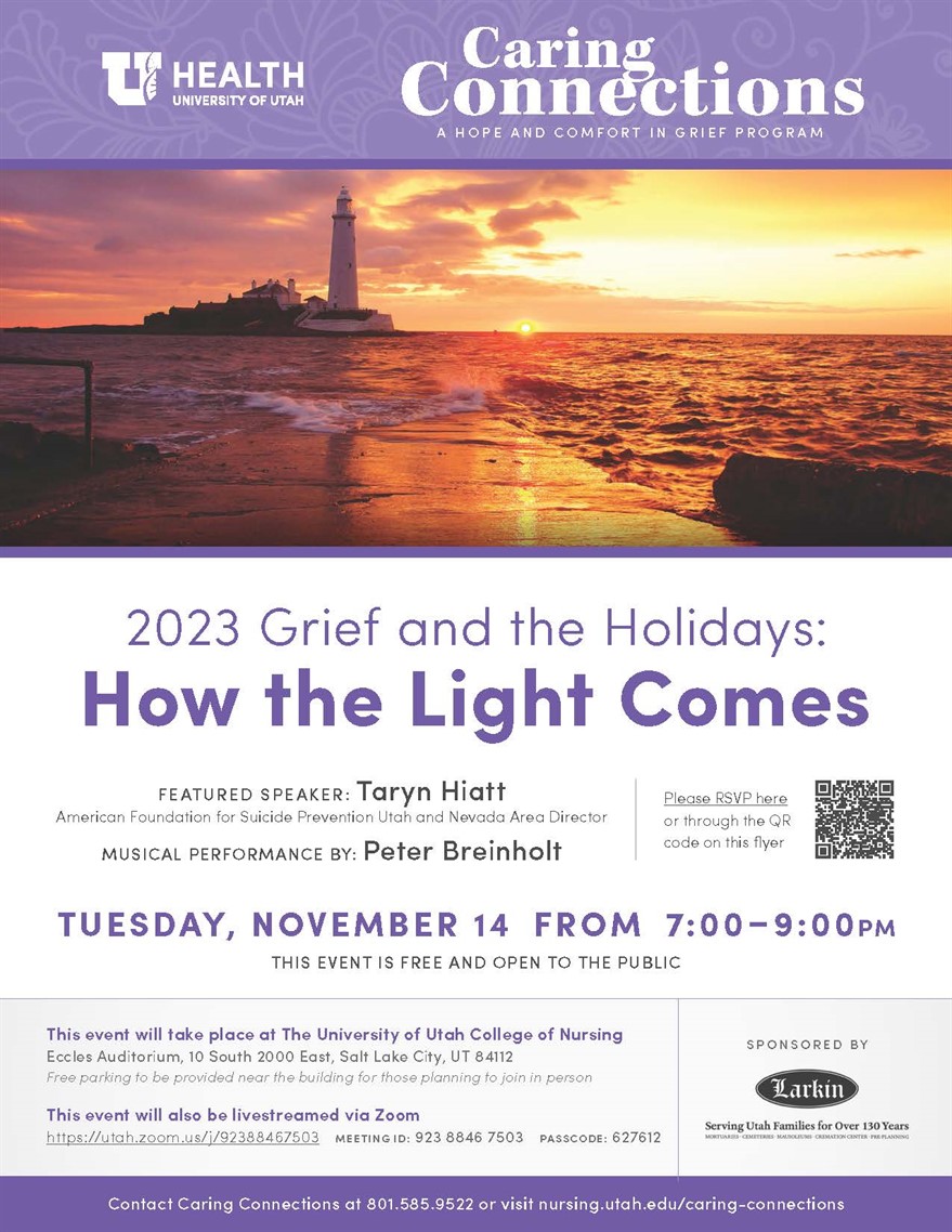 2023 Grief and the Holidays: How the Light Comes