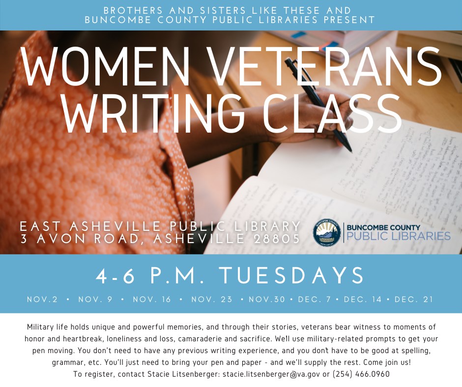 Women Veterans Writing Class