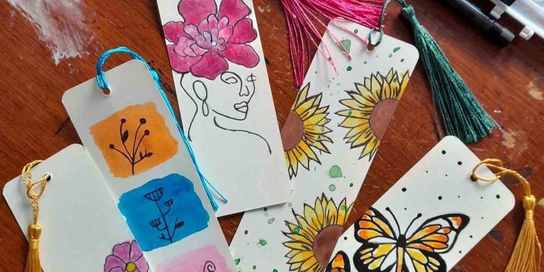 Watercolour Bookmarks