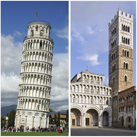 Pisa and Lucca: A Tale of Two Cities