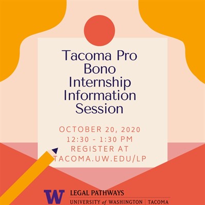 Tacoma Pro Bono Internship Information Session